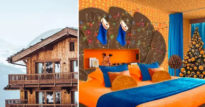 You can stay in a chocolate orange themed room this Christmas