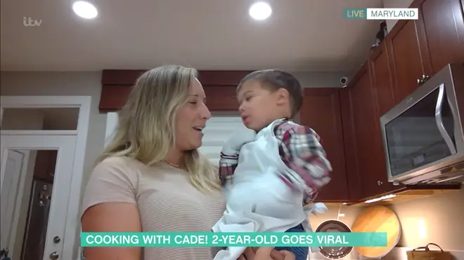 Cade appeared on This Morning earlier today