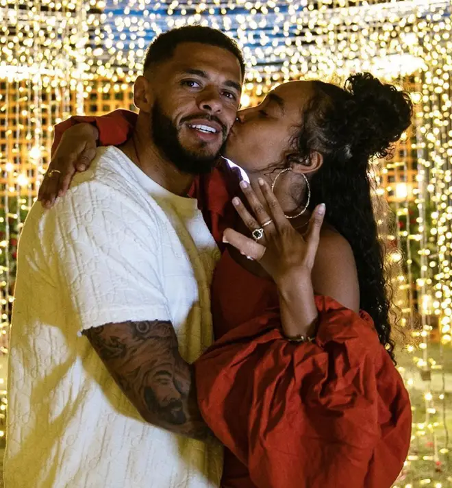 Leigh-Anne Pinnock and Andre Gray got engaged earlier this year