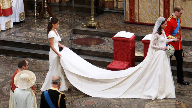 Pippa was Kate's maid of honour on her wedding day