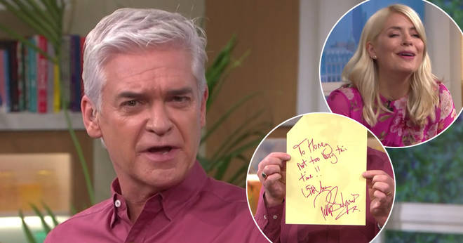 Phillip Schofield was called out by a Spin To Win caller