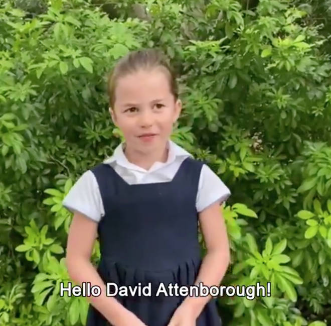 Princess Charlotte revealed to Sir David that she liked spiders