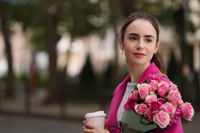 Lily Collins stars in Emily in Paris on Netflix