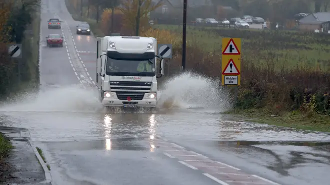 Travel disruption could be caused by heavy rain