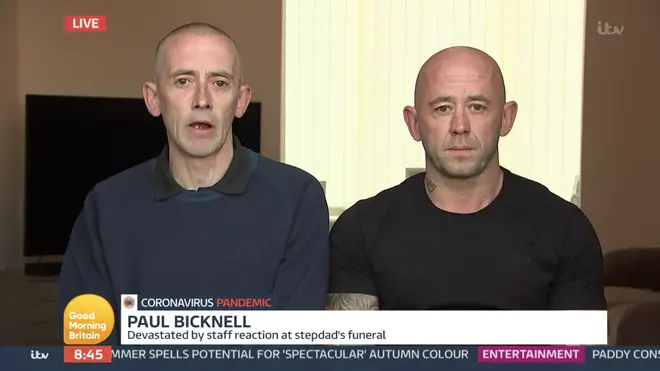 Paul and Craig appeared on Good Morning Britain to talk about the heartbreaking moment they were told to move away from their mum