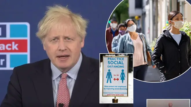 Boris Johnson has vowed to end social distancing by October 2021