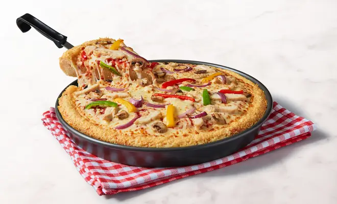 The new Cheesy Pan pizza is perfect for a movie marathon