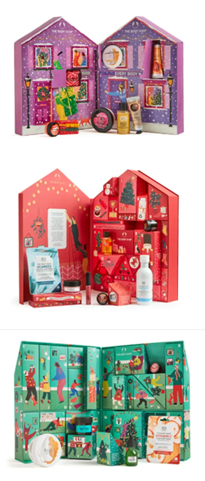 The Body Shop have three advent calendars available this year