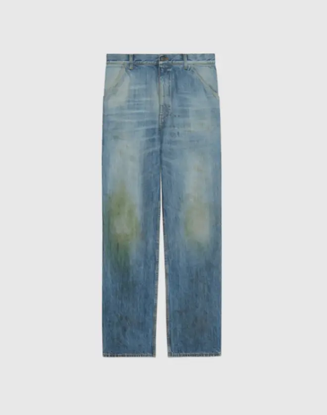 Gucci made headlines earlier this month when they released the 'grass stained' jeans for £600
