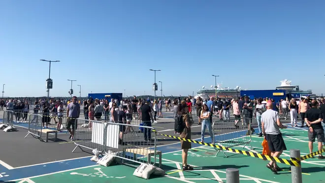 Customers queued for hours to get into IKEA in June