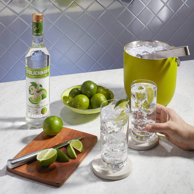 The new lime vodka is great in cocktails or with a mixer