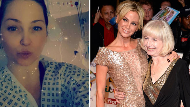 Sarah Harding has moved to Manchester to be with her mum