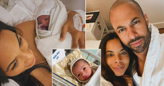 Rochelle Humes has given birth