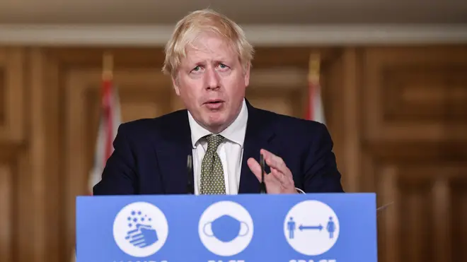 Boris Johnson announced the three tier system in a press conference on Monday