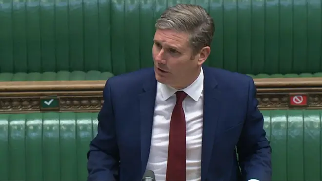 Keir Starmer is also calling for a lockdown in order to stop the increasing spread of COVID