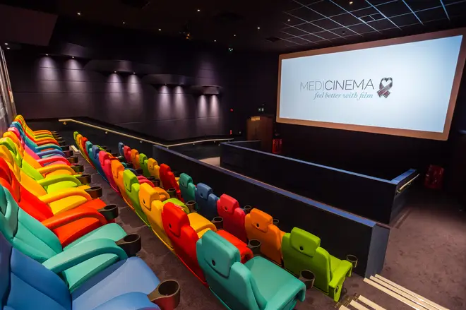 MediCinema is a cinema experience within a hospital setting