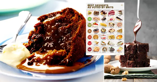 Sticky Toffee pudding has been crowned the best dessert