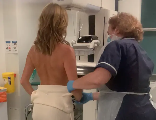Regular mammograms are offered to people over 50 in the UK