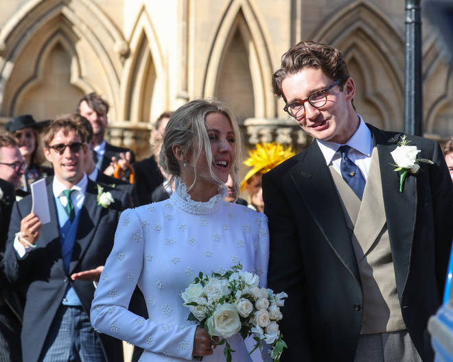Ellie Goulding and Caspar Jopling got married at York Minster last August