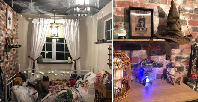 A mum created an incredible Harry Potter-inspired room for her daughter