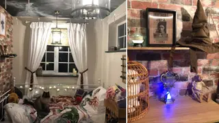 A mum created an incredible Harry Potter-inspired room for her daughter