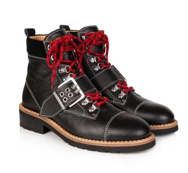 Air & Grace's Freya Leather Hiker Boots