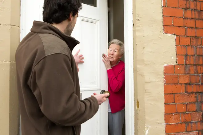 The scammers have been approaching people at their doorsteps [stock picture]