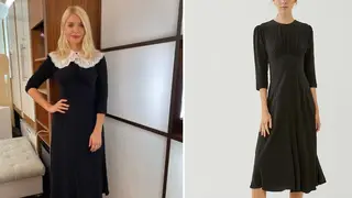 Holly Willoughby is wearing a dress from Ghost