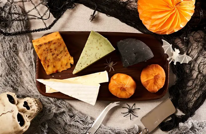 The cheeses are all hand picked for their spooky factor