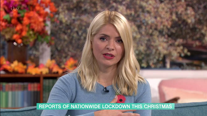 Holly Willoughby spoke about Christmas being 'cancelled' on This Morning