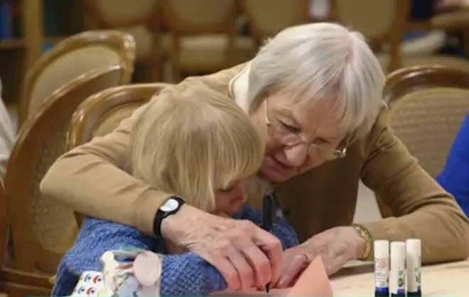 Old People's Home For 4 Year Olds showed emotional scenes between Scarlett and Beryl