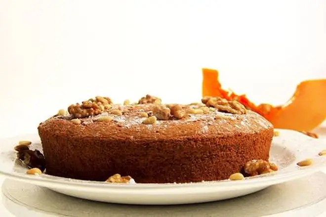 This pumpkin and coffee cake is a real treat