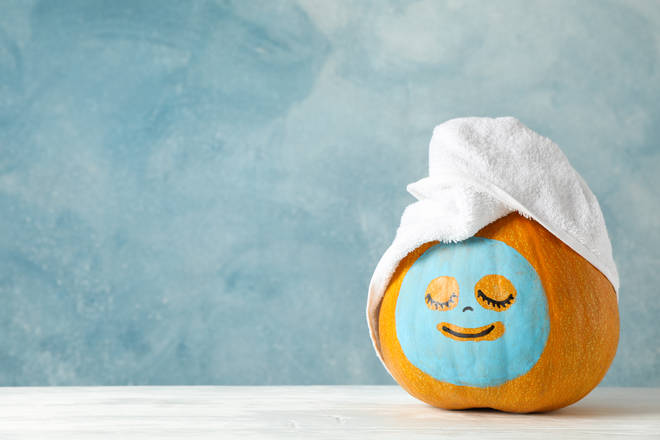 Who doesn't love a pumpkin face mask?