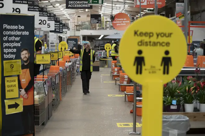 B&Q was allowed to remain open during the Spring lockdown