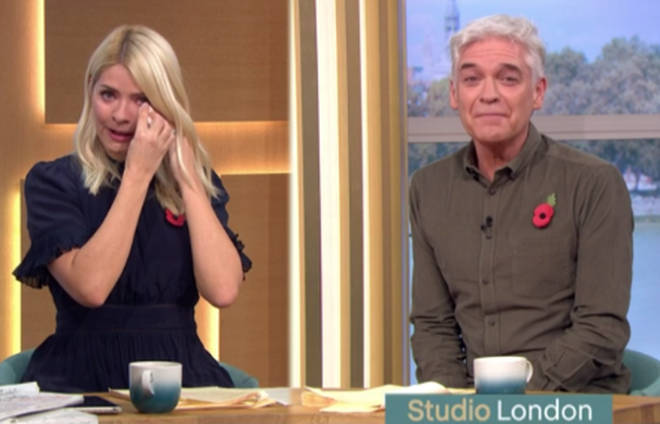 Holly Willoughby was emotional talking to Paul Harvey and his son on This Morning