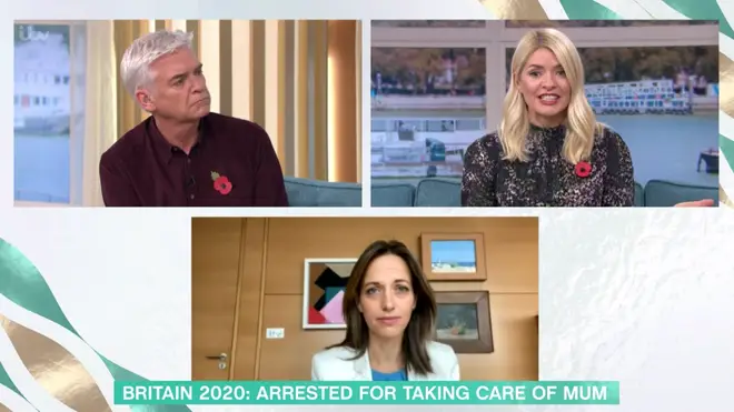 Holly Willoughby told the Minister they haven't given care homes enough time