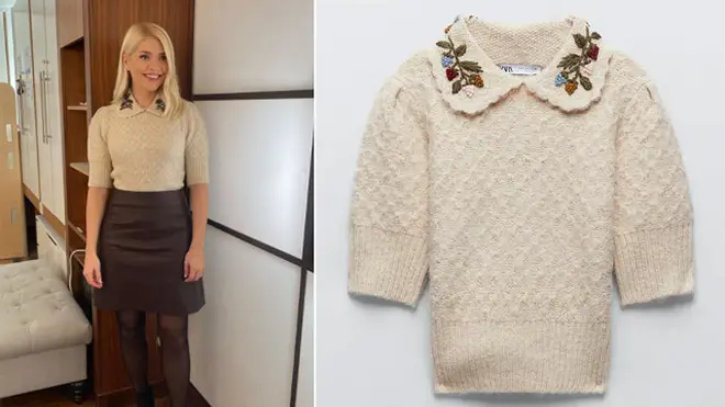 Holly Willoughby's jumper is from Zara