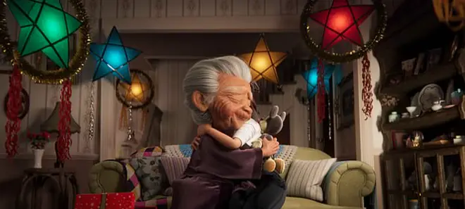 Lola and her granddaughter are part of a heartwarming story for Disney's Christmas ad