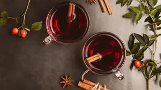 Mulled wine is a wonderful festive treat