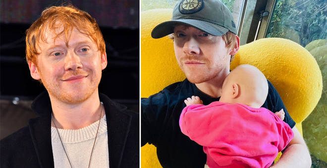 Rupert Grint has shared a photo of his baby