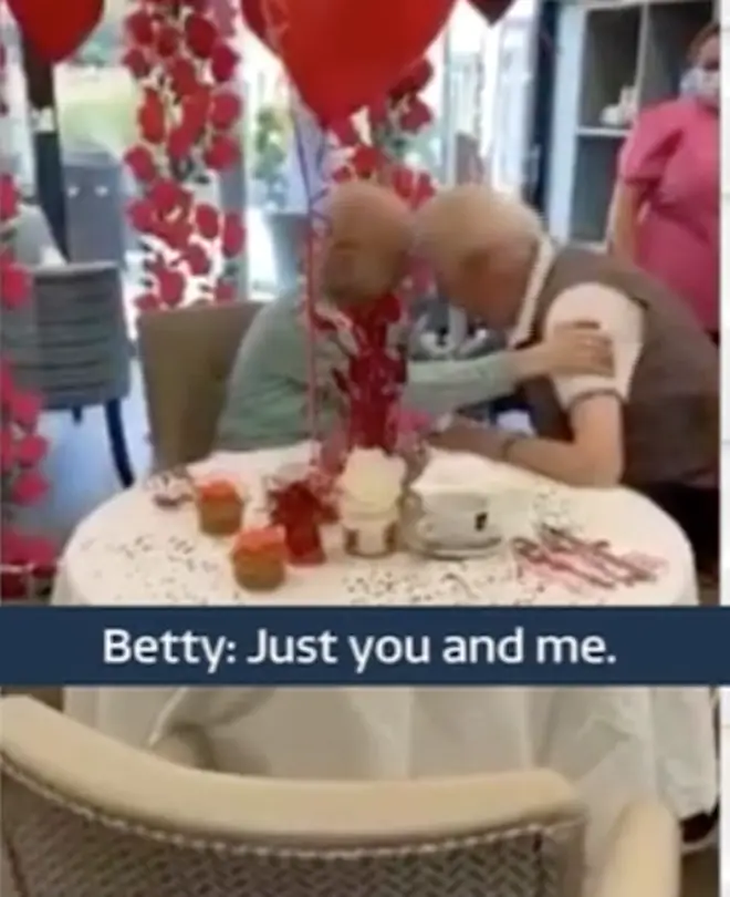 Betty and Kenneth didn't know when they were going to see each other next