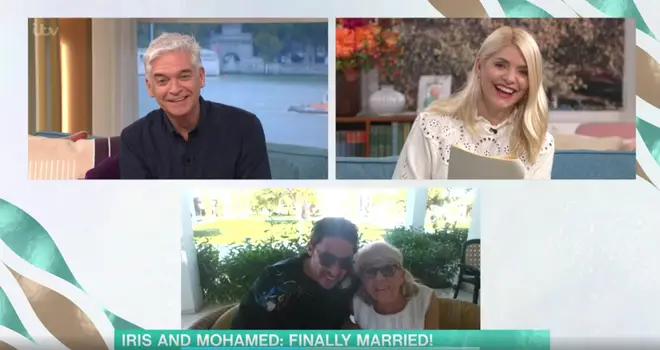 Holly and Phil quizzed the couple about their wedding night