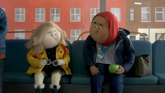 John Lewis' advert includes different scenes of people carrying out acts of kindness