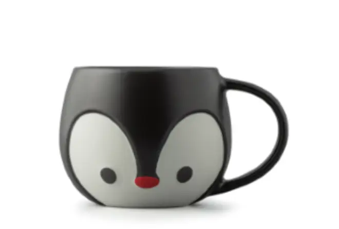 Starbucks' penguin mug