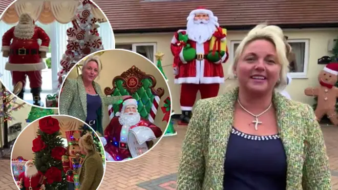 A woman has revealed her incredible Christmas decorations
