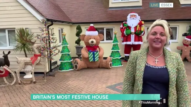 Joanne has shown off her Christmas Joanne has shown off her Christmas decorations