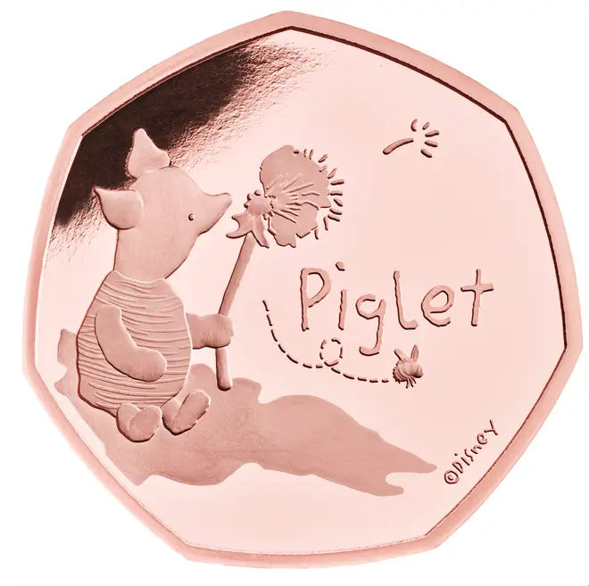 Piglet is the latest coin to be unveiled by Royal Mint