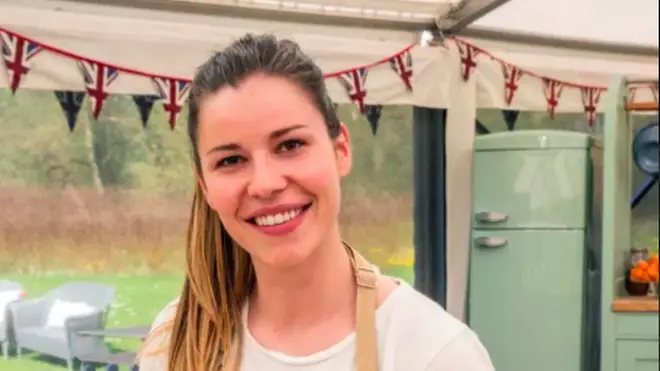 GBBO's Manon gets ready in the famous Channel Four tent