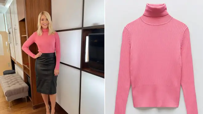 Holly Willoughby's jumper is from Zara