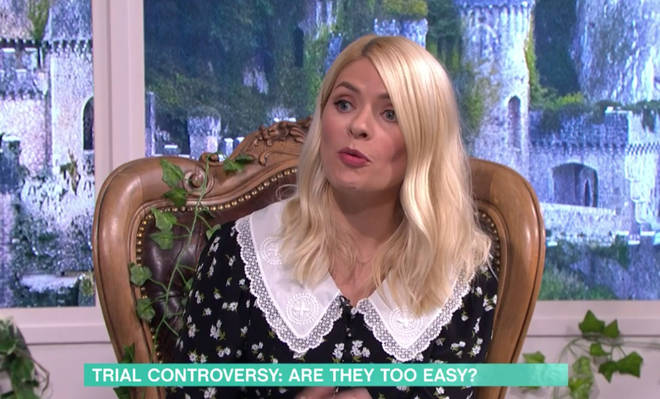 Holly Willoughby said the boys were just offering encouragement